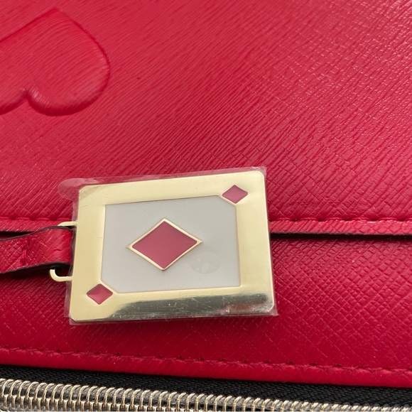 Estee Lauder Red Playing Cards Symbols Cosmetic Makeup Case - Picture 5 of 10